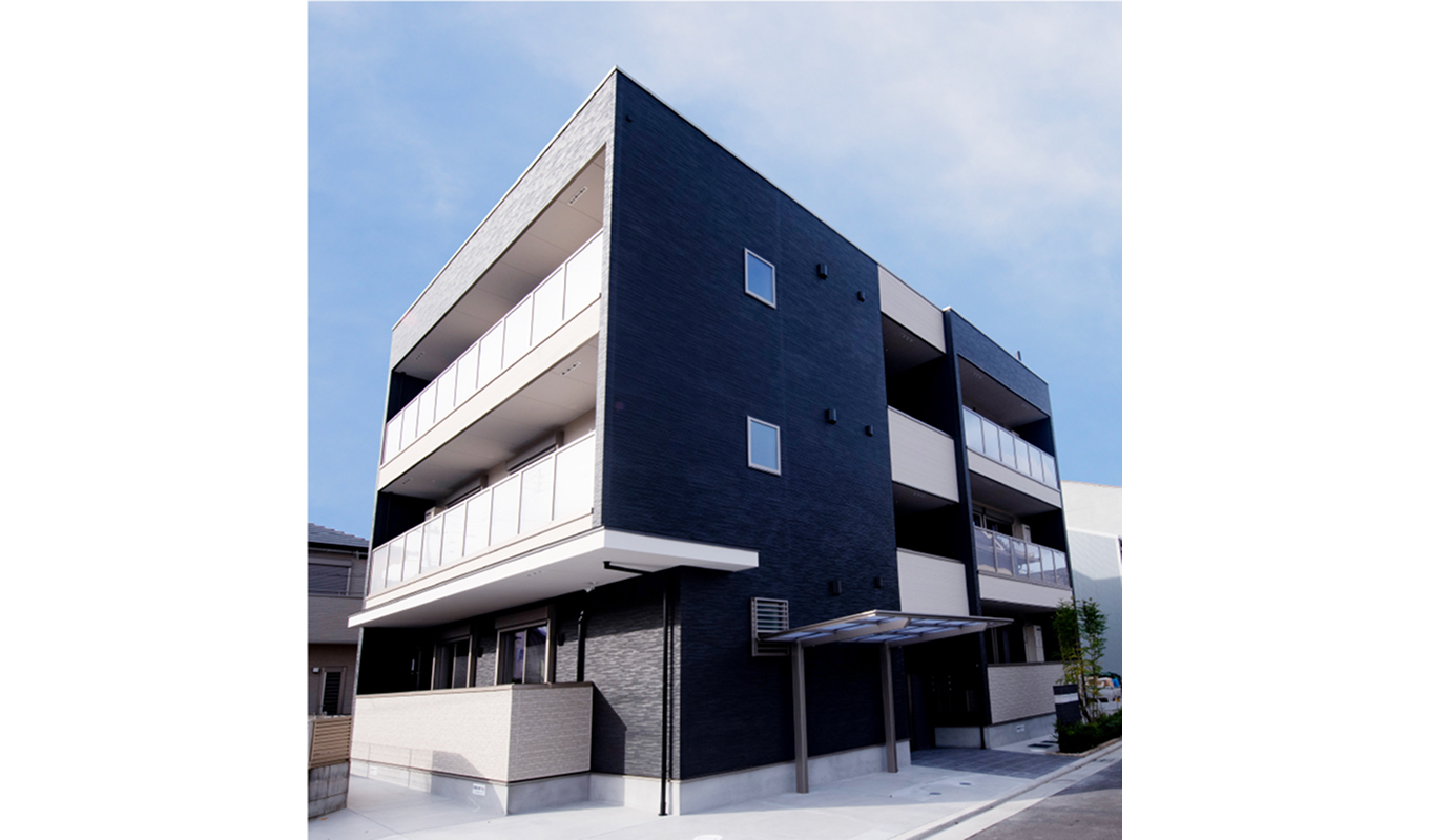 【共同住宅】スタイリッシュな木造3階建